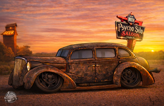 Master Deluxe Sunset Sticker